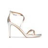 Quiana Strappy platform high heel sandals in silver